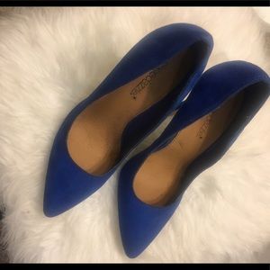 Blue heels